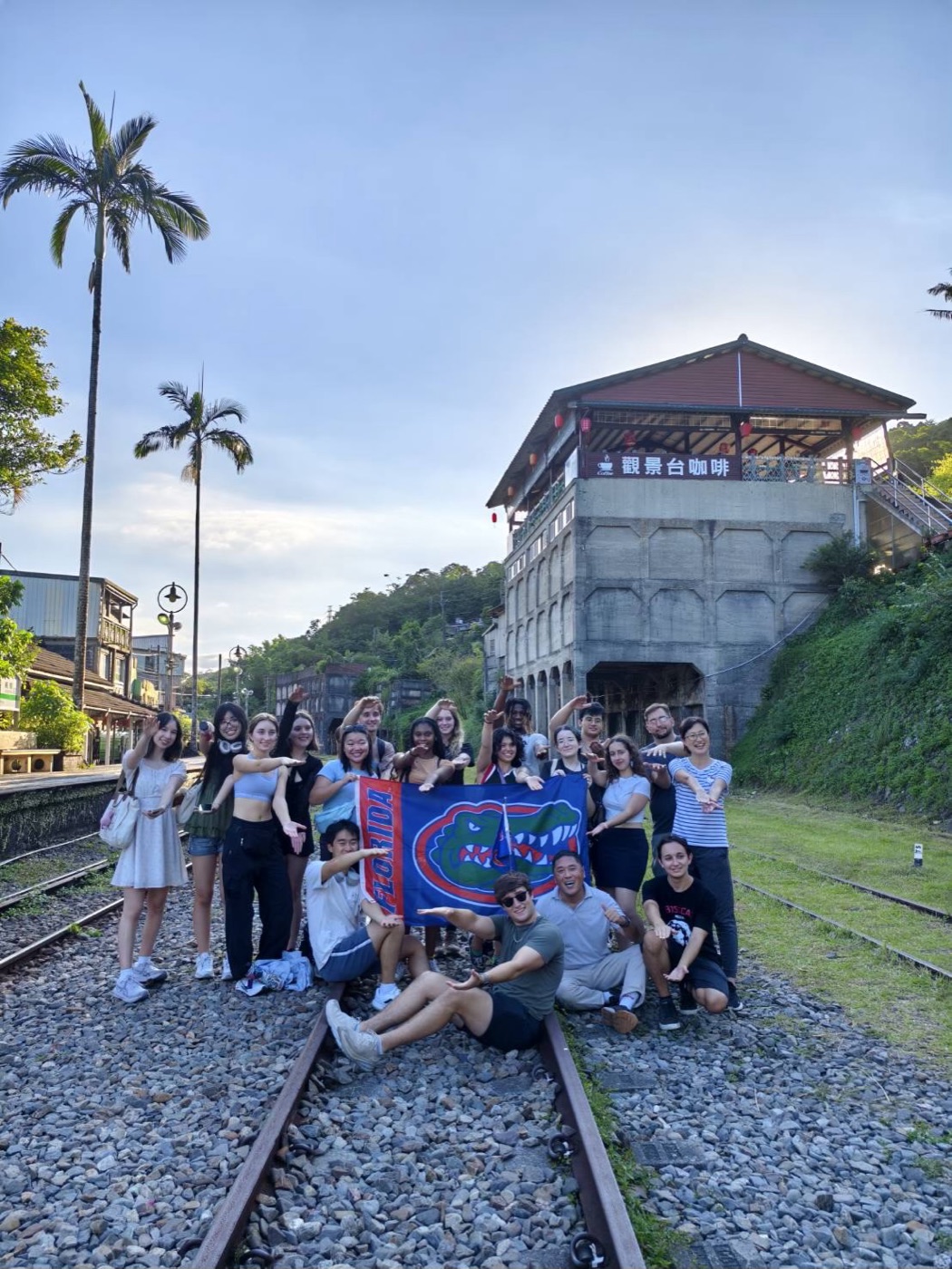 Austin studying abroad in Taiwan